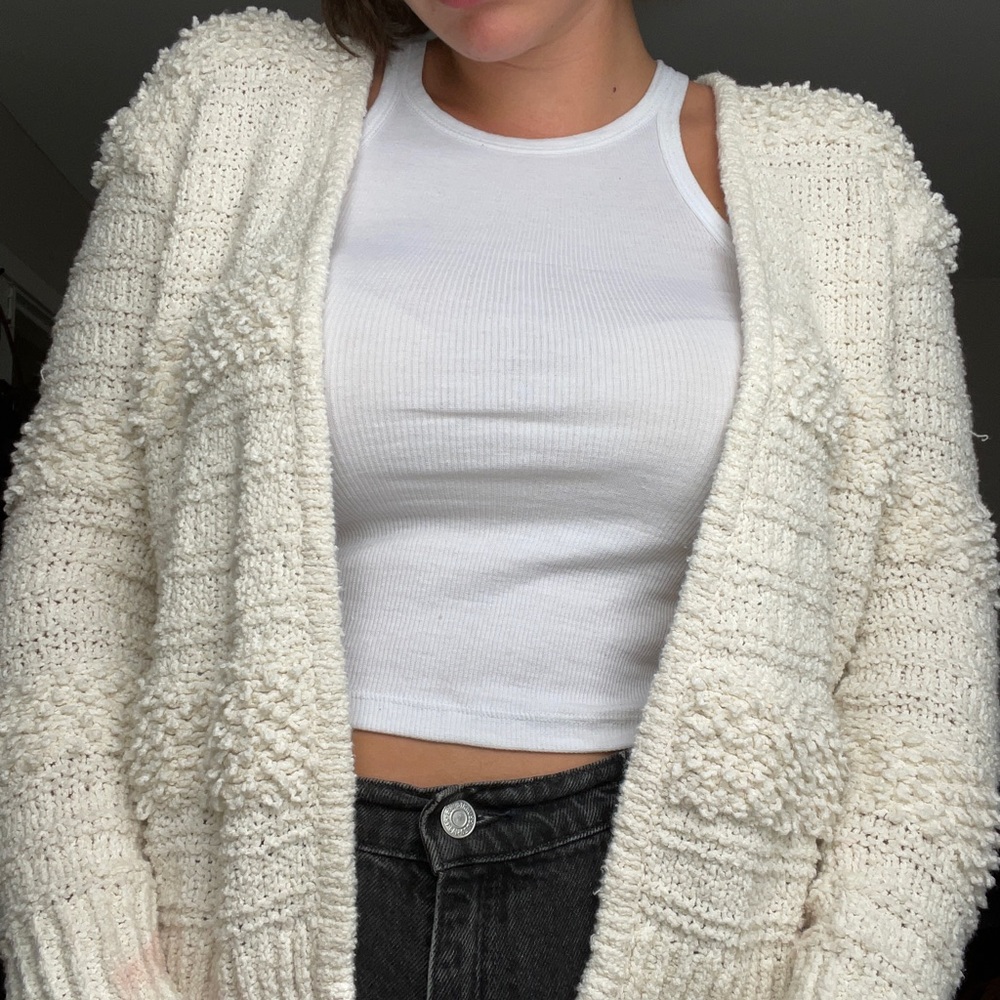 Madewell crochet cardigan